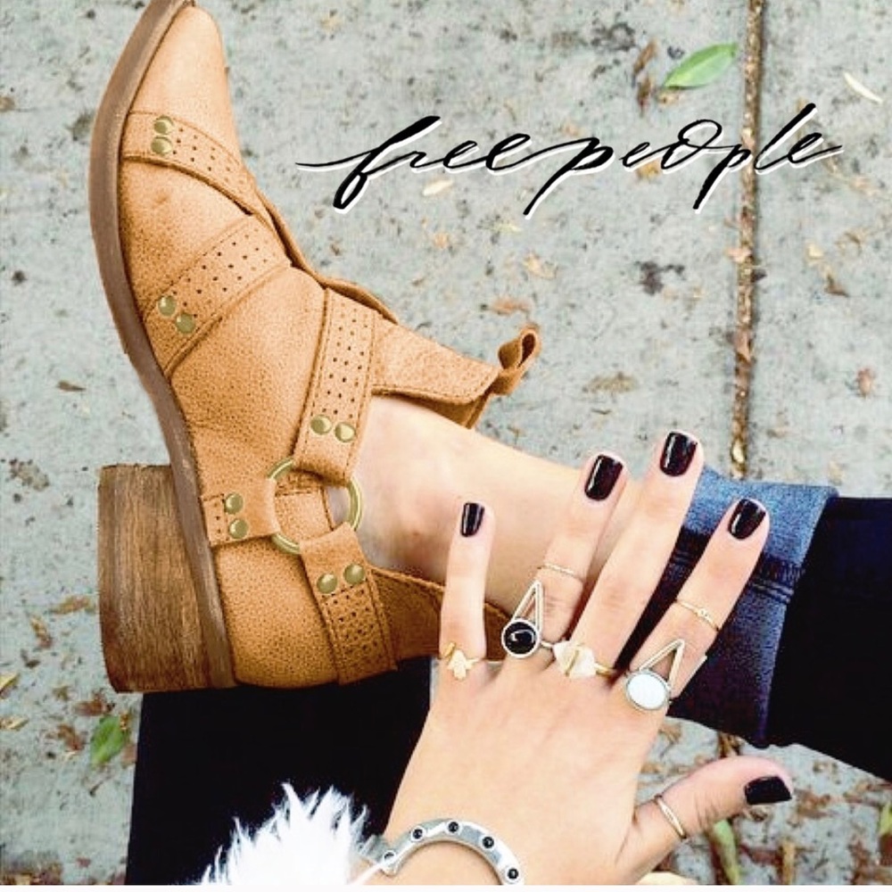 Edgy Studded Harness Boots